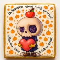 Ciastko lukrowane HALLOWEEN No.6 roz.L  KWADRAT ATręcznie robione