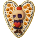 Ciastko lukrowane HALLOWEEN No.6 roz.M SERCE ręcznie robione