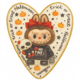 Ciastko lukrowane HALLOWEEN No.8 roz.XL SERCE ręcznie robione
