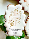 krzyż, pamiątka komunijna, IHS, prezent, upominek