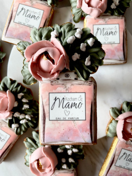 Ciastko kwiatowe perfumy dla mamy