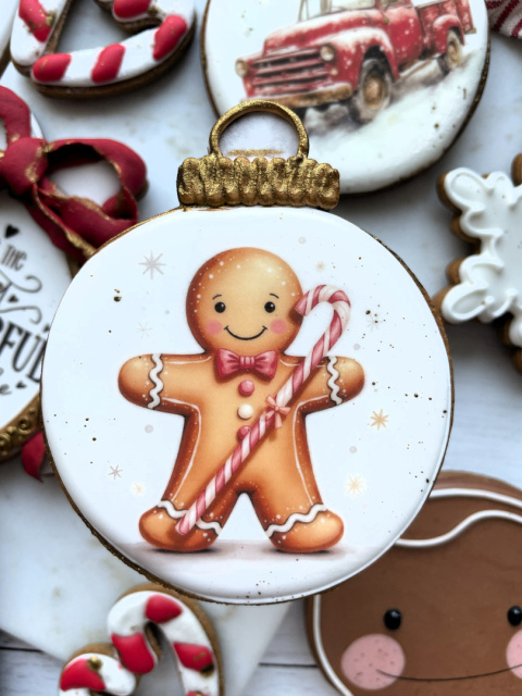 Pierniczek świąteczny bombka Piernikowy ludek gingerbread men