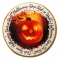 Ciastko lukrowane HALLOWEEN No.20 roz.XL KOŁO ręcznie robione