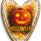 Ciastko lukrowane HALLOWEEN No.20 roz.S SERCE ręcznie robione