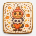 Ciastko lukrowane HALLOWEEN No.20 roz.S PION ręcznie robione