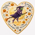 Ciastko lukrowane HALLOWEEN No.22 roz.M SERCE ręcznie robione