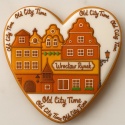 Ciastko lukrowane KAMIENICE WROCŁAW PAMIĄTKA SERCE No.10 roz.S ręcznie robione Ciastko lukrowane KAMIENICE WROCŁAW PAMIĄTKA SERCE No.10 roz.S ręcznie robione