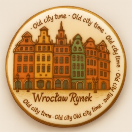 Ciastko lukrowane KAMIENICE WROCŁAW PAMIĄTKA KOŁO No.12 roz.L ręcznie robione