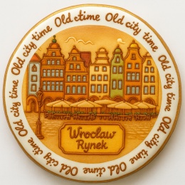 Ciastko lukrowane KAMIENICE WROCŁAW PAMIĄTKA KOŁO No.16 roz.L ręcznie robione