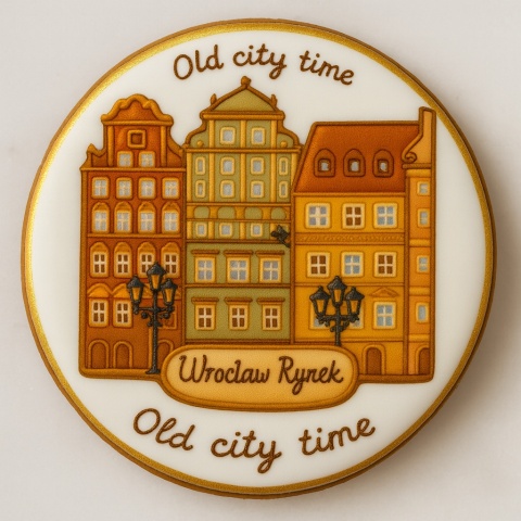 Ciastko lukrowane KAMIENICE WROCŁAW PAMIĄTKA KOŁO No.5 roz.XL ręcznie robione Ciastko lukrowane KAMIENICE WROCŁAW PAMIĄTKA KOŁO No.5 roz.XL ręcznie robione