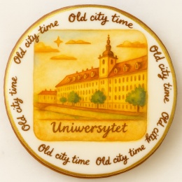 Ciastko lukrowane KAMIENICE WROCŁAW PAMIĄTKA KOŁO No.7 roz.XL ręcznie robione