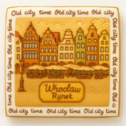 Ciastko lukrowane KAMIENICE WROCŁAW PAMIĄTKA POZIOM No.13 roz.XL ręcznie robione