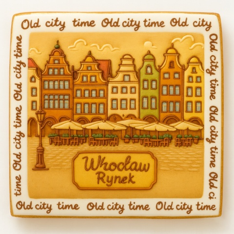 Ciastko lukrowane KAMIENICE WROCŁAW PAMIĄTKA POZIOM No.13 roz.XL ręcznie robione Ciastko lukrowane KAMIENICE WROCŁAW PAMIĄTKA POZIOM No.13 roz.XL ręcznie robione