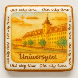 Ciastko lukrowane KAMIENICE WROCŁAW PAMIĄTKA POZIOM No.7 roz.XL ręcznie robione