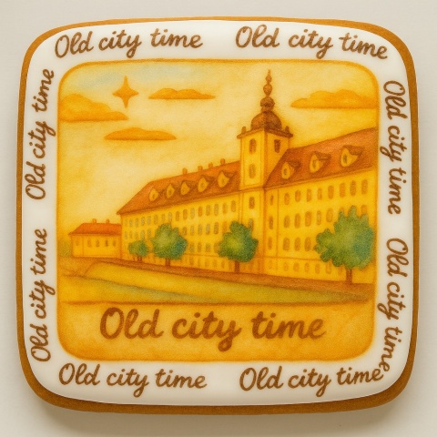 Ciastko lukrowane KAMIENICE WROCŁAW PAMIĄTKA KWADRAT No.7 roz.S ręcznie robione Ciastko lukrowane KAMIENICE WROCŁAW PAMIĄTKA KWADRAT No.7 roz.S ręcznie robione