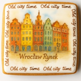 Ciastko lukrowane KAMIENICE WROCŁAW PAMIĄTKA POZIOM No.9 roz.L ręcznie robione