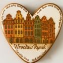 Ciastko lukrowane KAMIENICE WROCŁAW PAMIĄTKA SERCE No.12 roz.L ręcznie robione