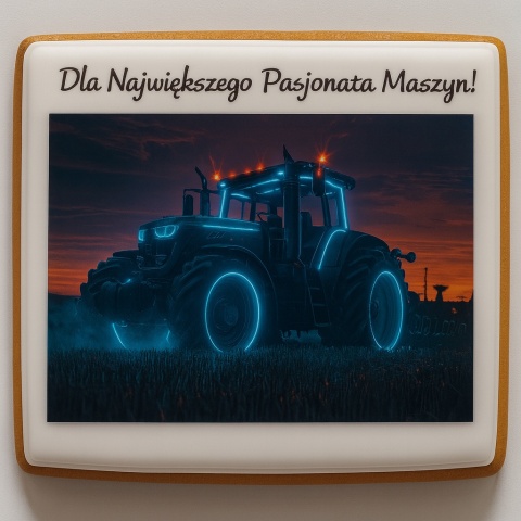 Ciastko lukrowane ROLNIK TRAKTOR PASJA PREZENT No.2 POZIOM roz.L ręcznie robione Ciastko lukrowane ROLNIK TRAKTOR PASJA PREZENT No.2 POZIOM roz.L ręcznie robione