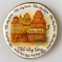 Ciastko lukrowane KAMIENICE WROCŁAW KOŁO No.31 roz.XL ręcznie robione