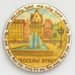 Ciastko lukrowane KAMIENICE WROCŁAW PAMIĄTKA KOŁO No.24 roz.L ręcznie robione
