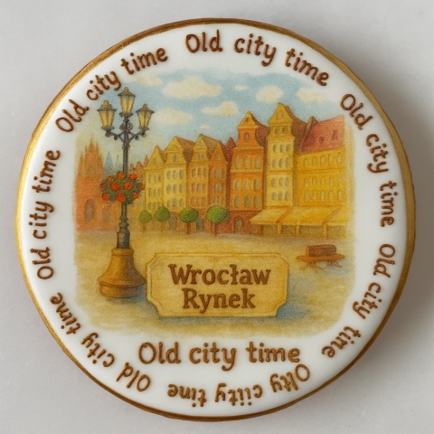 Ciastko lukrowane KAMIENICE WROCŁAW PAMIĄTKA KOŁO No.25 roz.L ręcznie robione Ciastko lukrowane KAMIENICE WROCŁAW PAMIĄTKA KOŁO No.25 roz.L ręcznie robione