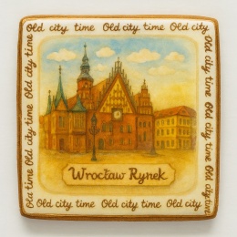 Ciastko lukrowane KAMIENICE WROCŁAW PAMIĄTKA PION No.18 roz.L ręcznie robione
