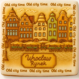 Ciastko lukrowane KAMIENICE WROCŁAW PAMIĄTKA POZIOM No.16 roz.XL ręcznie robione