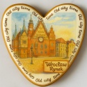 Ciastko lukrowane KAMIENICE WROCŁAW PAMIĄTKA SERCE No.18 roz.L ręcznie robione