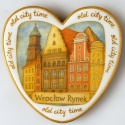 Ciastko lukrowane KAMIENICE WROCŁAW PAMIĄTKA SERCE No.21 roz.L ręcznie robione