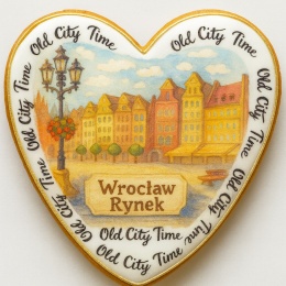 Ciastko lukrowane KAMIENICE WROCŁAW PAMIĄTKA SERCE No.25 roz.L ręcznie robione