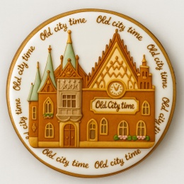 Ciastko lukrowane KAMIENICE WROCŁAW KOŁO No.40 roz.L ręcznie robione