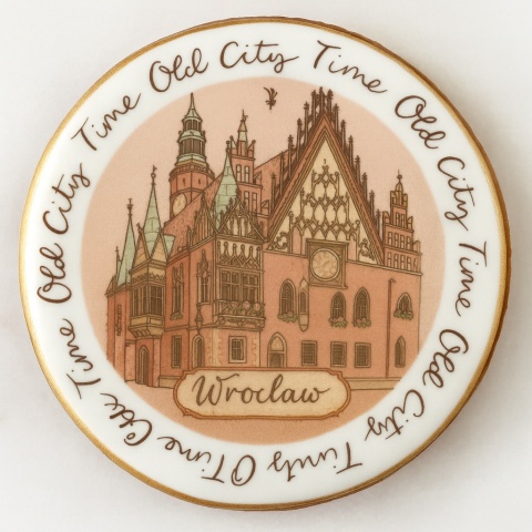 Ciastko lukrowane KAMIENICE WROCŁAW KOŁO No.41 roz.L ręcznie robione Ciastko lukrowane KAMIENICE WROCŁAW KOŁO No.41 roz.L ręcznie robione