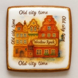 Ciastko lukrowane KAMIENICE WROCŁAW KWADRAT No.31 roz.XL ręcznie robione