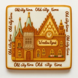Ciastko lukrowane KAMIENICE WROCŁAW KWADRAT No.40 roz.L ręcznie robione