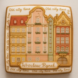 Ciastko lukrowane KAMIENICE WROCŁAW KWADRAT No.41 roz.XL ręcznie robione