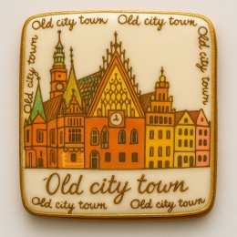 Ciastko lukrowane KAMIENICE WROCŁAW KWADRAT No.44A roz.L ręcznie robione