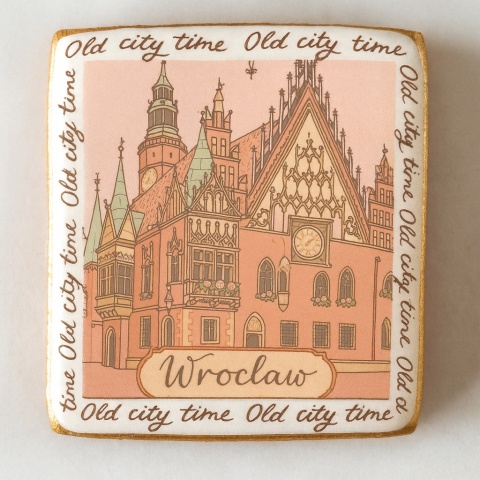 Ciastko lukrowane KAMIENICE WROCŁAW PION No.41 roz.L ręcznie robione Ciastko lukrowane KAMIENICE WROCŁAW PION No.41 roz.L ręcznie robione