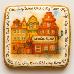 Ciastko lukrowane KAMIENICE WROCŁAW POZIOM No.31 roz.L ręcznie robione