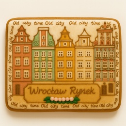 Ciastko lukrowane KAMIENICE WROCŁAW POZIOM No.39 roz.L ręcznie robione