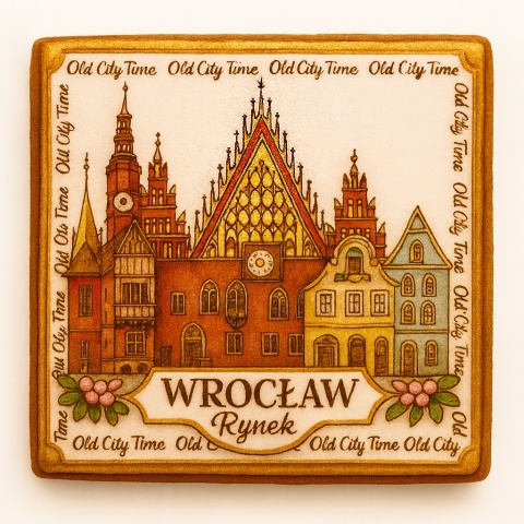 Ciastko lukrowane KAMIENICE WROCŁAW POZIOM No.43 roz.L ręcznie robione Ciastko lukrowane KAMIENICE WROCŁAW POZIOM No.43 roz.L ręcznie robione