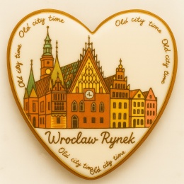 Ciastko lukrowane KAMIENICE WROCŁAW SERCE No.44A roz.L ręcznie robione