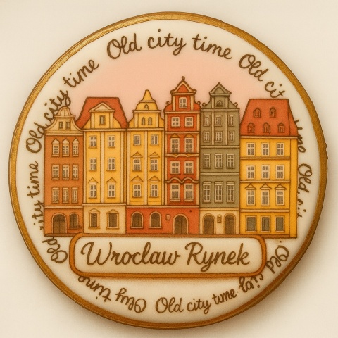 Ciastko lukrowane KAMIENICE WROCŁAW KOŁO No.57A roz.L ręcznie robione Ciastko lukrowane KAMIENICE WROCŁAW KOŁO No.57A roz.L ręcznie robione