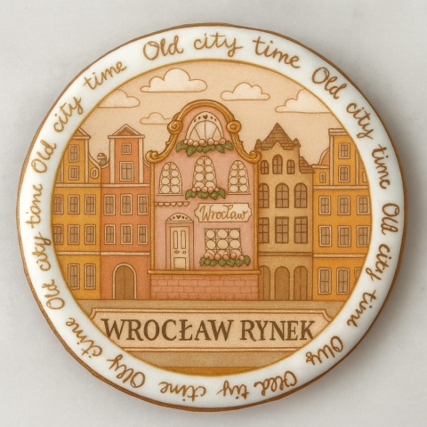Ciastko lukrowane KAMIENICE WROCŁAW KOŁO No.59 roz.L ręcznie robione