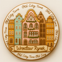 Ciastko lukrowane KAMIENICE WROCŁAW KOŁO No.61 roz.L ręcznie robione