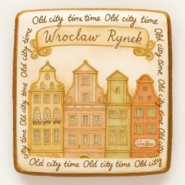 Ciastko lukrowane KAMIENICE WROCŁAW KWADRAT No.49 roz.L ręcznie robione