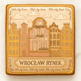 Ciastko lukrowane KAMIENICE WROCŁAW KWADRAT No.59 roz.L ręcznie robione