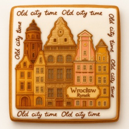 Ciastko lukrowane KAMIENICE WROCŁAW PION No.50 roz.L ręcznie robione