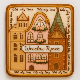 Ciastko lukrowane KAMIENICE WROCŁAW PION No.59a roz.L ręcznie robione