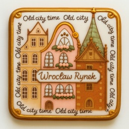 Ciastko lukrowane KAMIENICE WROCŁAW POZIOM No.59a roz.L ręcznie robione