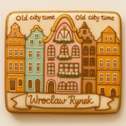 Ciastko lukrowane KAMIENICE WROCŁAW POZIOM No.61 roz.L ręcznie robione